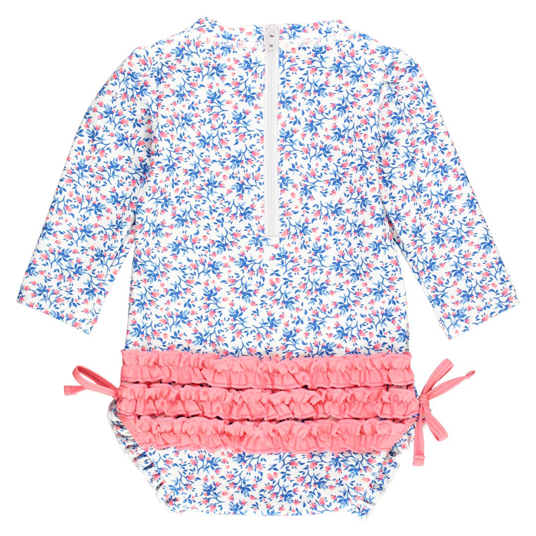 RuffleButts Cottage Tea Time One Piece Swimsuit