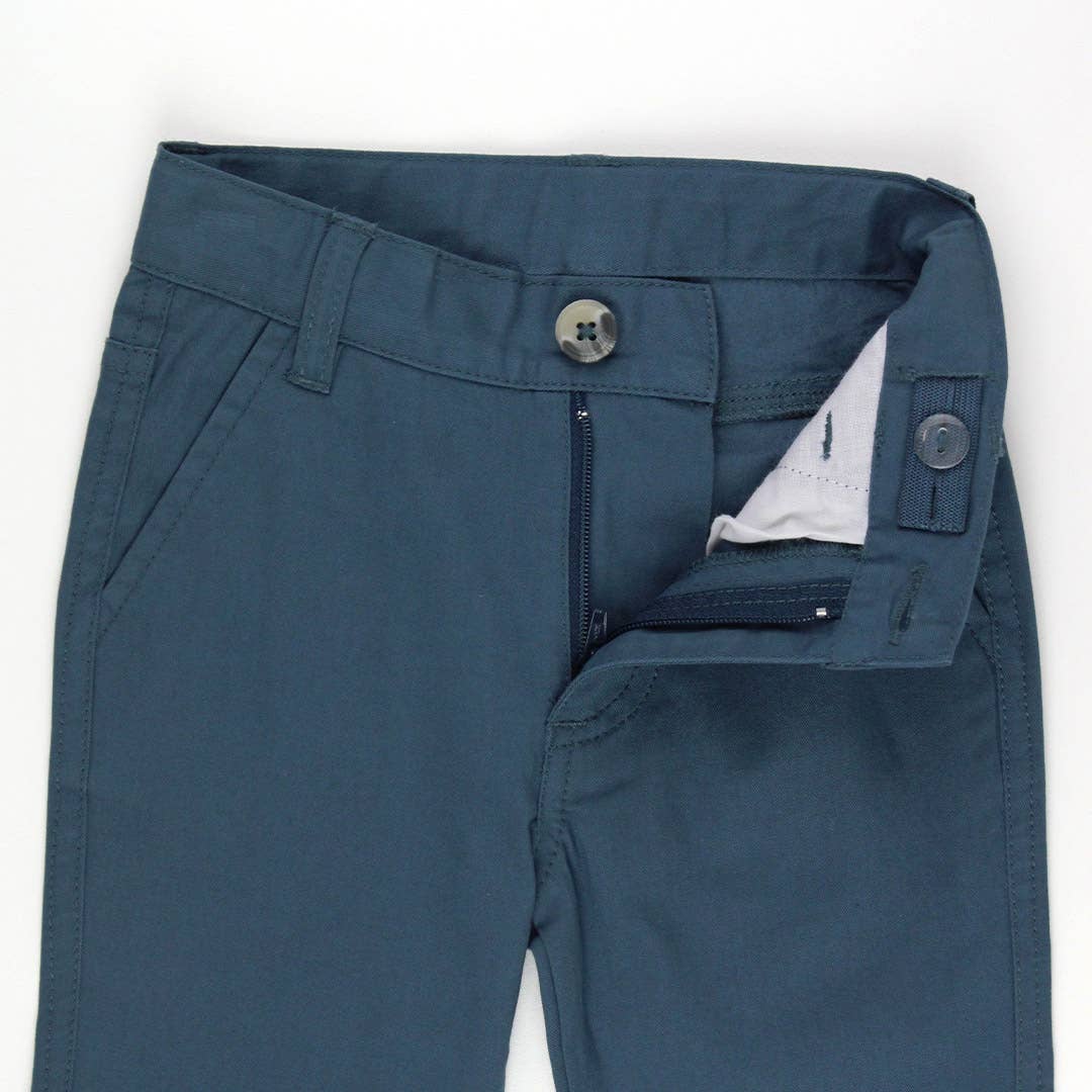 Boys Vintage Indigo Stretch Chino Pants